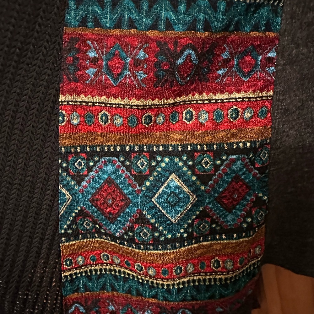 Multicolor Patterned Women's Cardigan